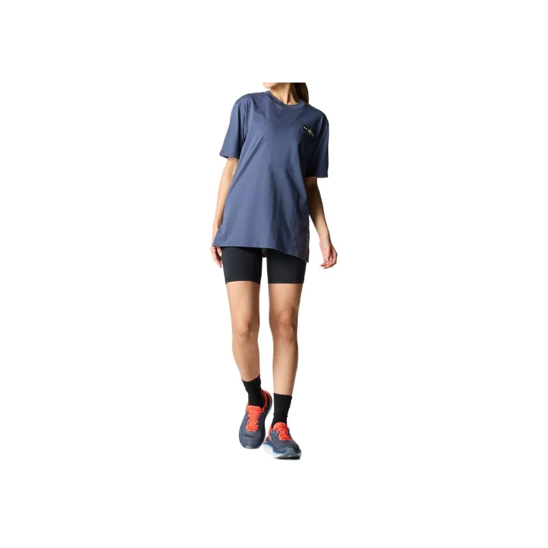 Under Armour Drop Shoulder Sleeve T Shirt Women's Gray 044-1