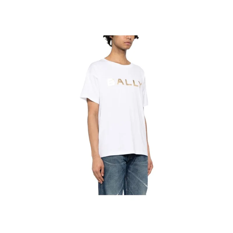 BALLY Logo Printed Crewneck T Shirt-3