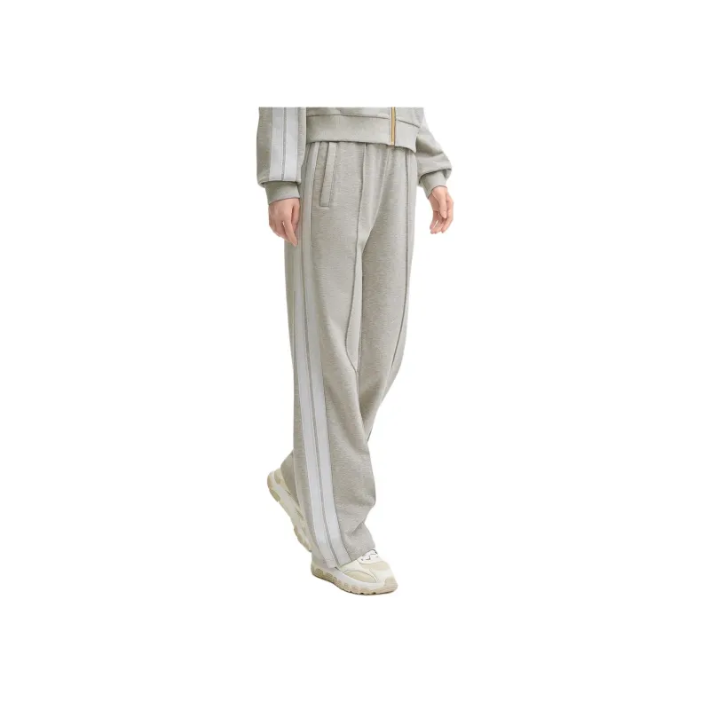FILA MILANO Italian Luxury Sports Collection Knitted Sweatpants Women's Fresh Heather Gray-3