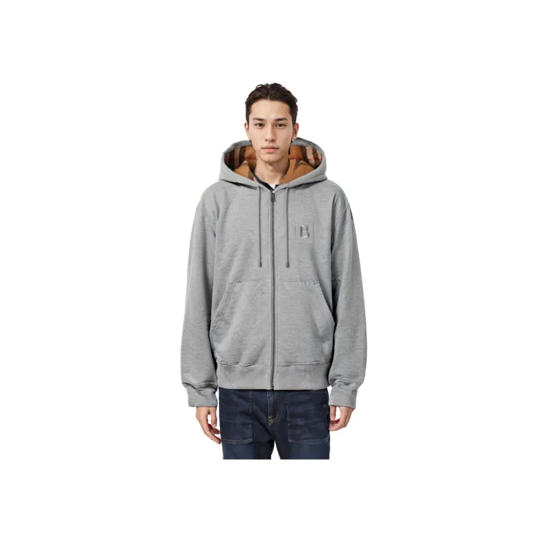 Tシャツ・カットソー BURBERRY Men Hoodies 8101847 C1761 GREY $_12.JPG?set_id=880000500F