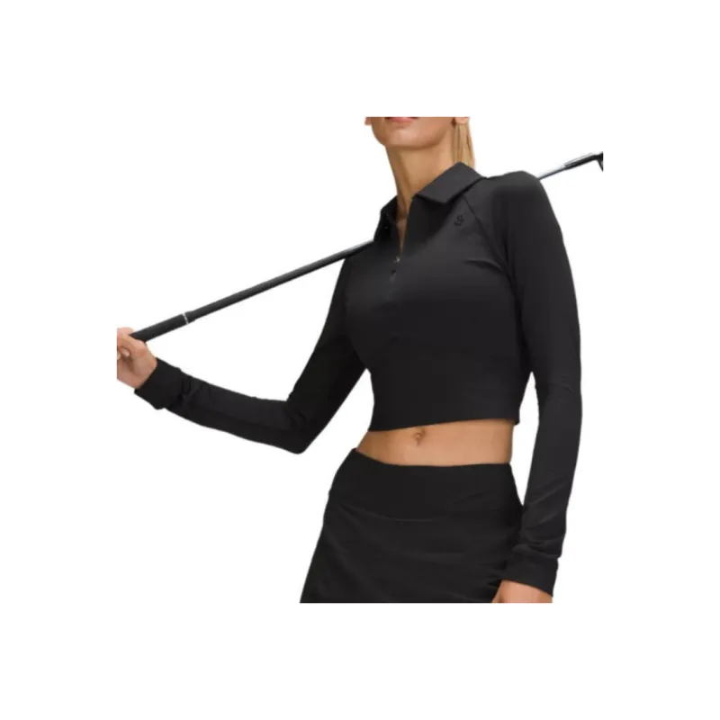 Lululemon Polo Shirt Women's Black-2