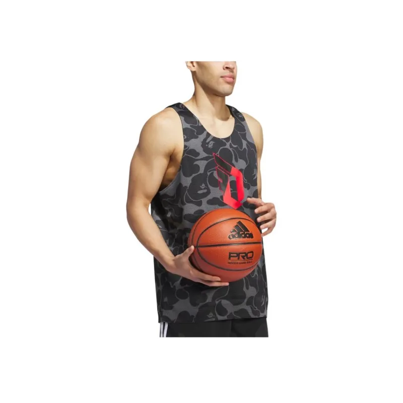 Adidas x BAPE Dame 9 FW24 Basketball Jerseys Men's Carbon Gray-1