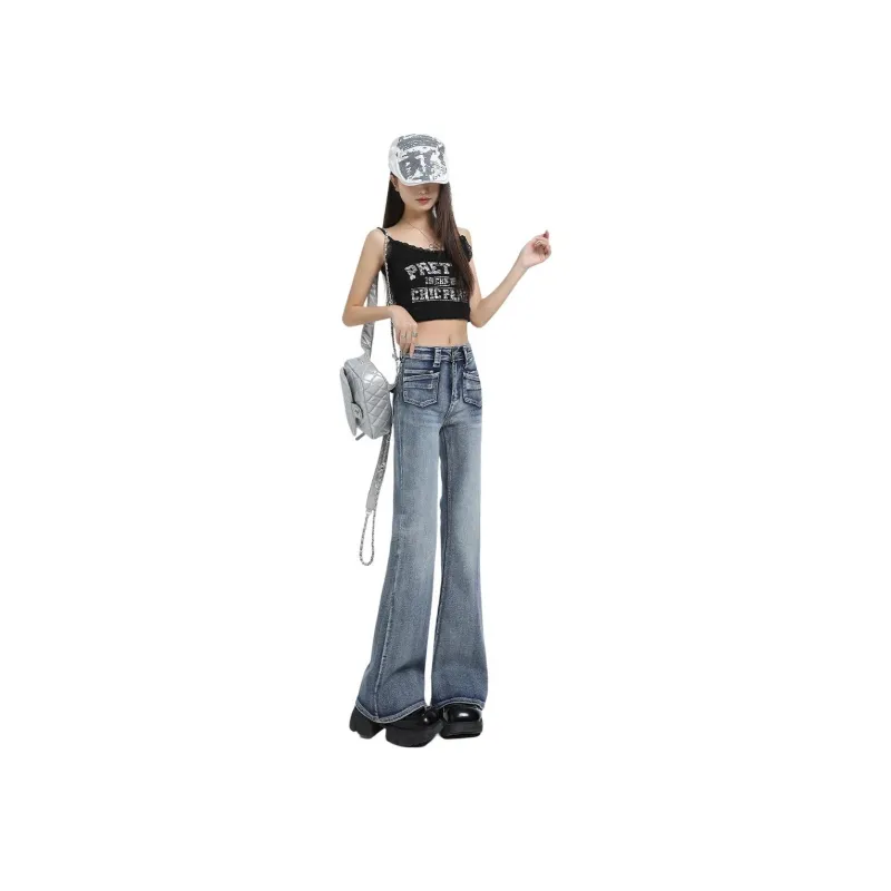 Fashion Jeans Style Women's Blue Shades Single Item-4
