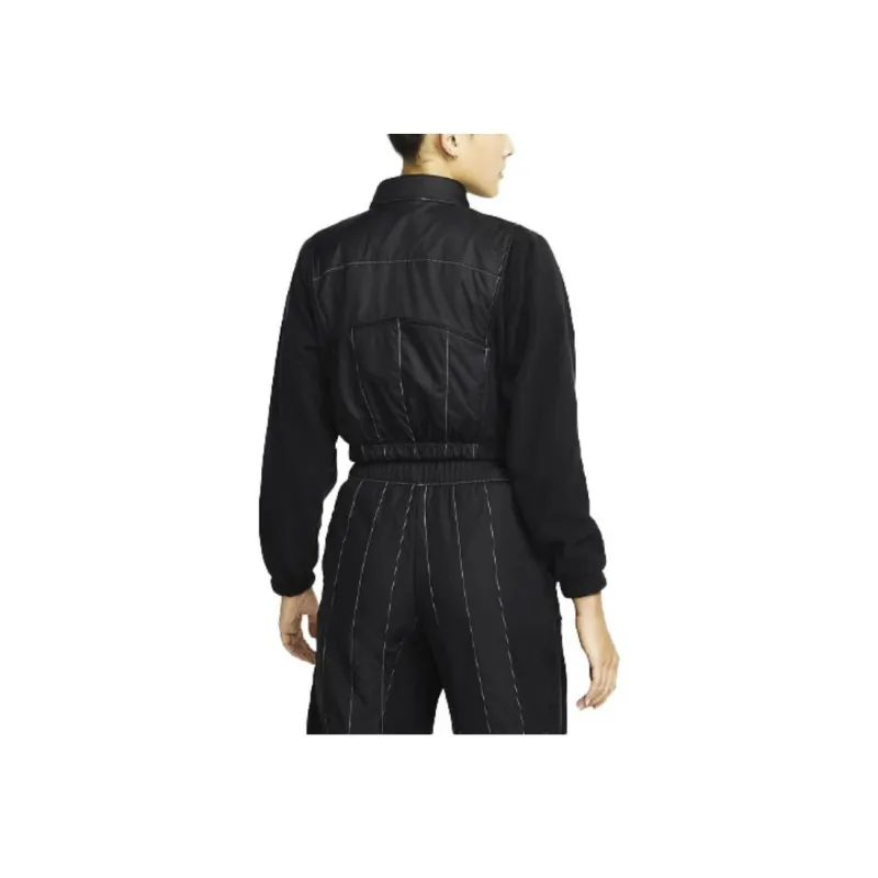 Nike Velvet Jackets Women's Black-3