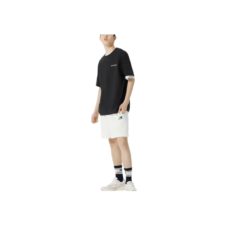 New Balance Vintage Sports Series Casual Shorts Men's Light Gray-4