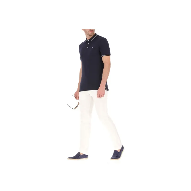 EMPORIO ARMANI Polo Shirt Men's Blue-5