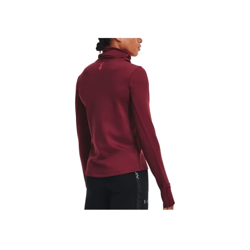 Under Armour Straight Long Sleeved T Shirt Women's Red-3
