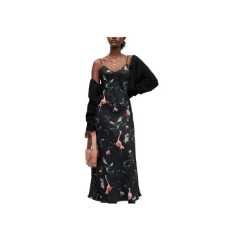 ALLSAINTS Slip Dresses Women's Black Black