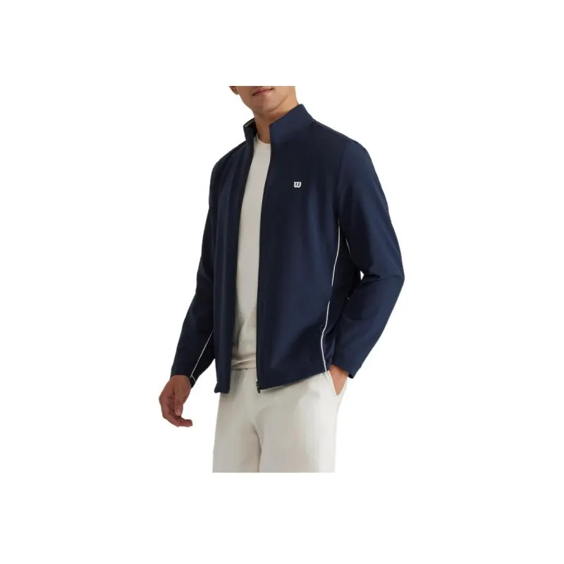 Wilson DEPTH SHOT Velvet feel Coat Men's Marine Blue-2
