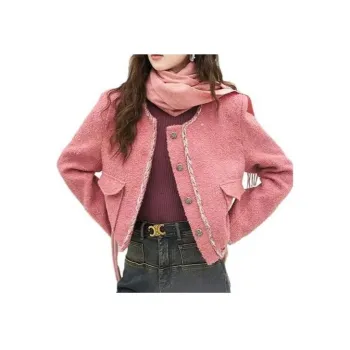 MISHOW FW23 Cropped Coat Women's Pink