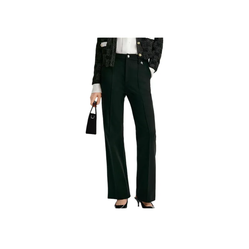 KARL LAGERFELD FW24 Casual Pants Women's Black-3