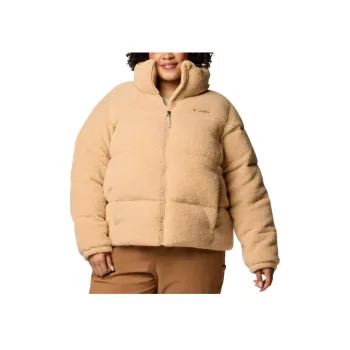 Columbia Puffect Sherpa Velvet-feel Coat Women's Khaki