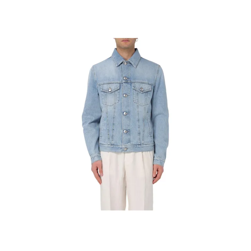 Brunello Cucinelli Long Sleeved Denim Jacket-2