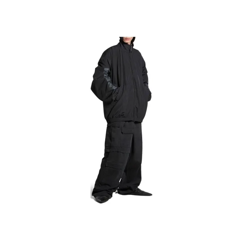 Balenciaga Jackets Coats Loose Fit Style Unisex Black-2