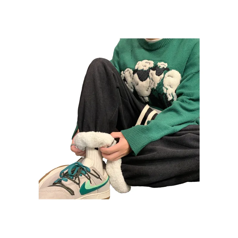 JUNGLE PANDA Knitted Sports Pants Unisex-17