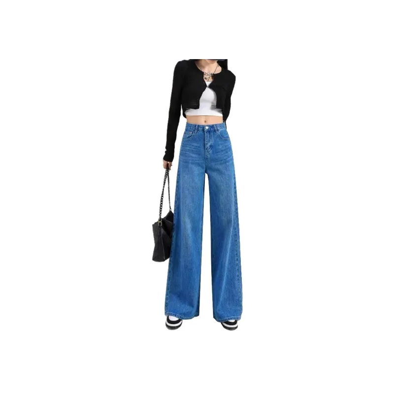 A21 Jeans Women's Light Medium Blue-0