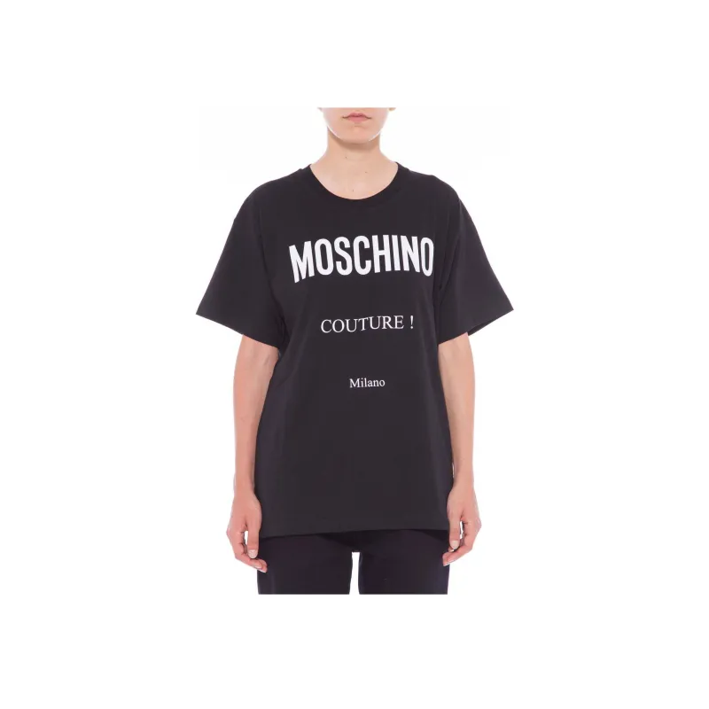 MOSCHINO Logo Printed Crewneck T Shirt-0