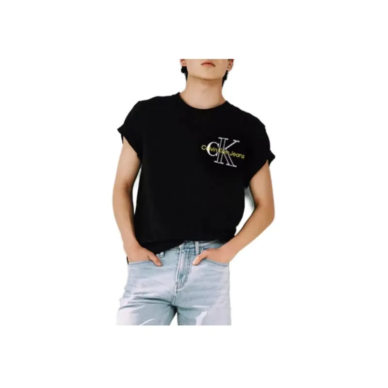 Calvin Klein T Shirts Men BEH Black-3