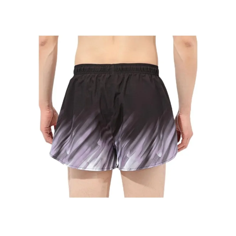 LiNing Swimming Shorts Men's Black Purple-1
