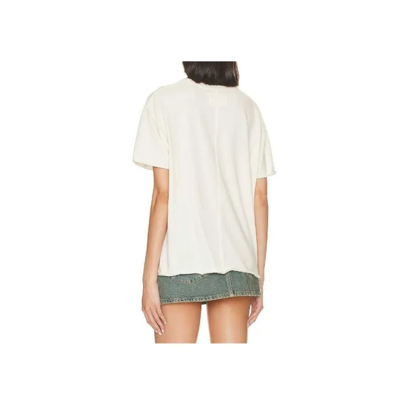 FREE PEOPLE T-Shirt Women's Ivory White-1