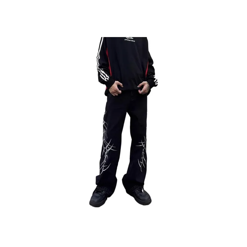 MGXEK Jeans Unisex Black-1