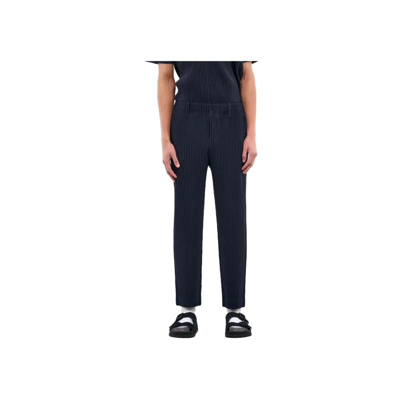 Homme Plissé ISSEY MIYAKE Elasticated Waistband Pleated Trousers-2