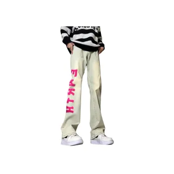 SUNSETMONENT Jeans Unisex Yellow Mud