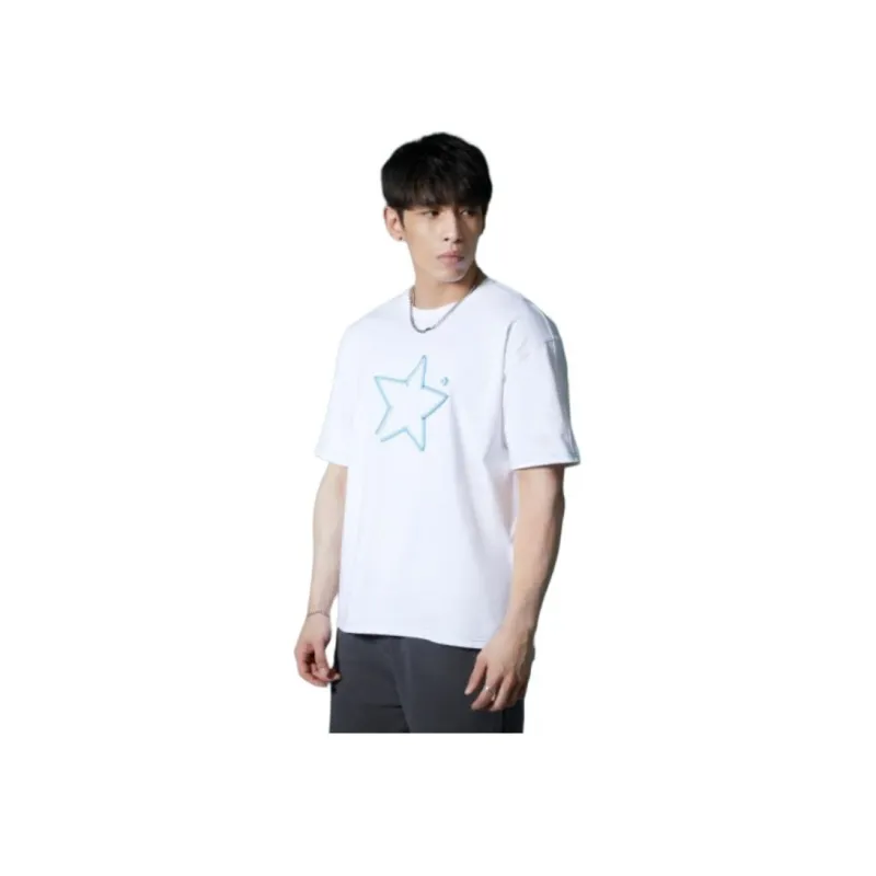 Converse SS23 Set in Sleeve T Shirt Unisex White-3