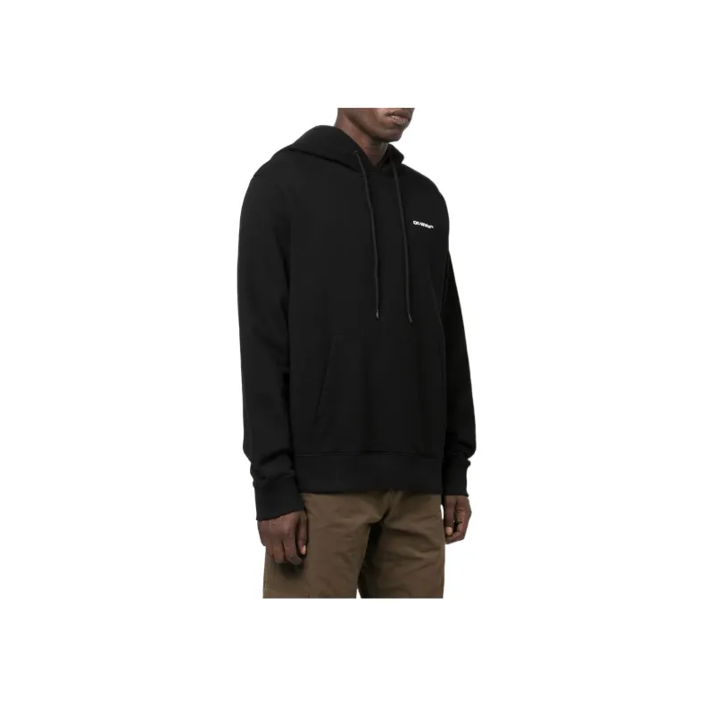 OFF WHITE Wave Outline Diag Slim Hoodie-2