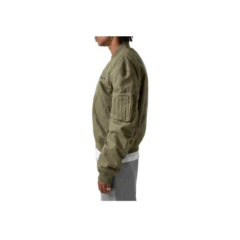 OFF WHITE Diag Stripe Bomber Jacket-4