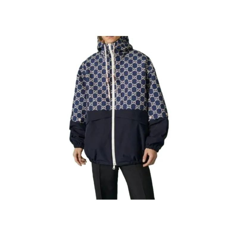 GUCCI Monogrammed Zip-Up Jacket-2