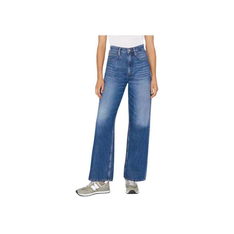 FRAME High rise Straight Jeans-1