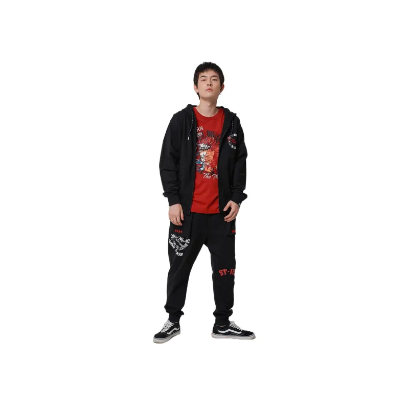ONIARAI Hooded Sweatshirt Men's Black-2