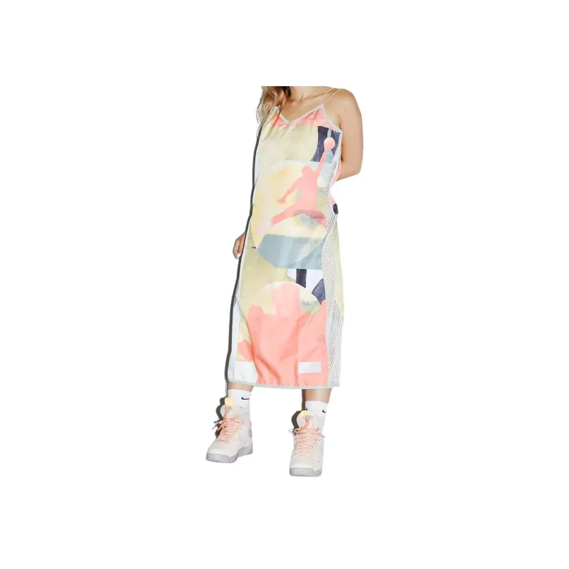 Jordan Women'ss Bephies Beauty Supply Slip Dress College Grey/Lt Wild Mango-2