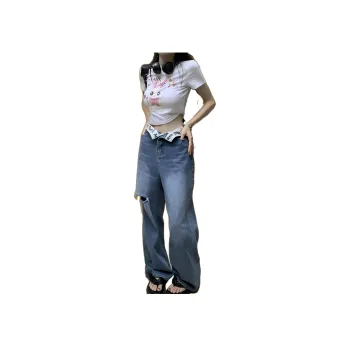 Icicofficial Jeans Women's Blue