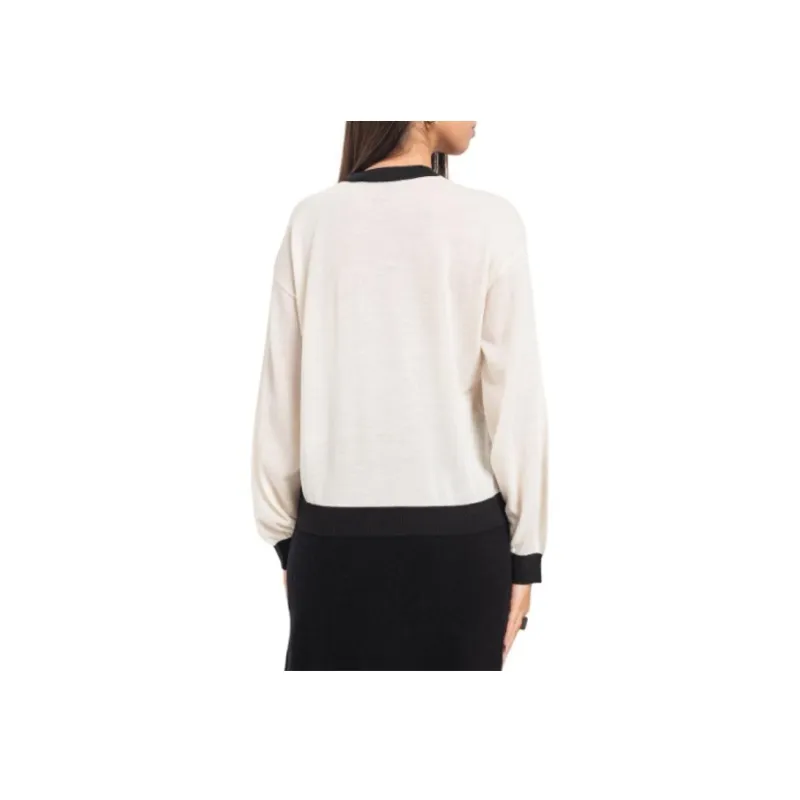 LOVE MOSCHINO FW22 Sweater Women's White-3