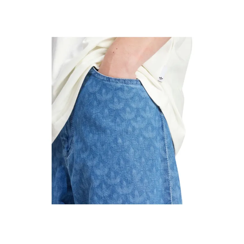 Adidas Originals Denim Monogram Pants-2