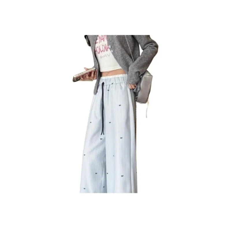 PLAY BUSH Casual Pants Women's Blue-5