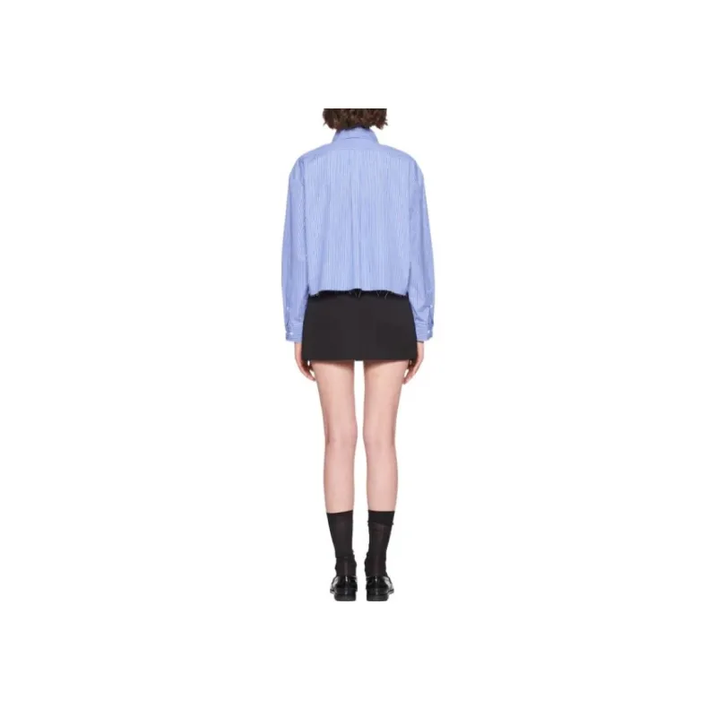 MIU MIU Casual Short Skirts Women's Black-2