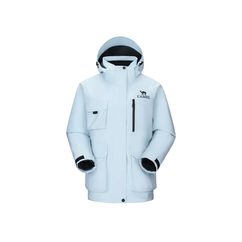 CAMEL All weather Thermal, Waterproof, Water Repellent, Windproof Windbreaker Jacket Women's Warm White-6
