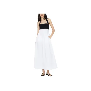 BEC+BRIDGE ILUKA MAXI DRESS Slip Dresses Women's Black/White