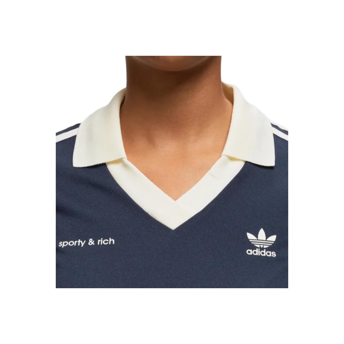 Adidas Originals X Sporty & Rich Soccer Jersey Navy/Cream