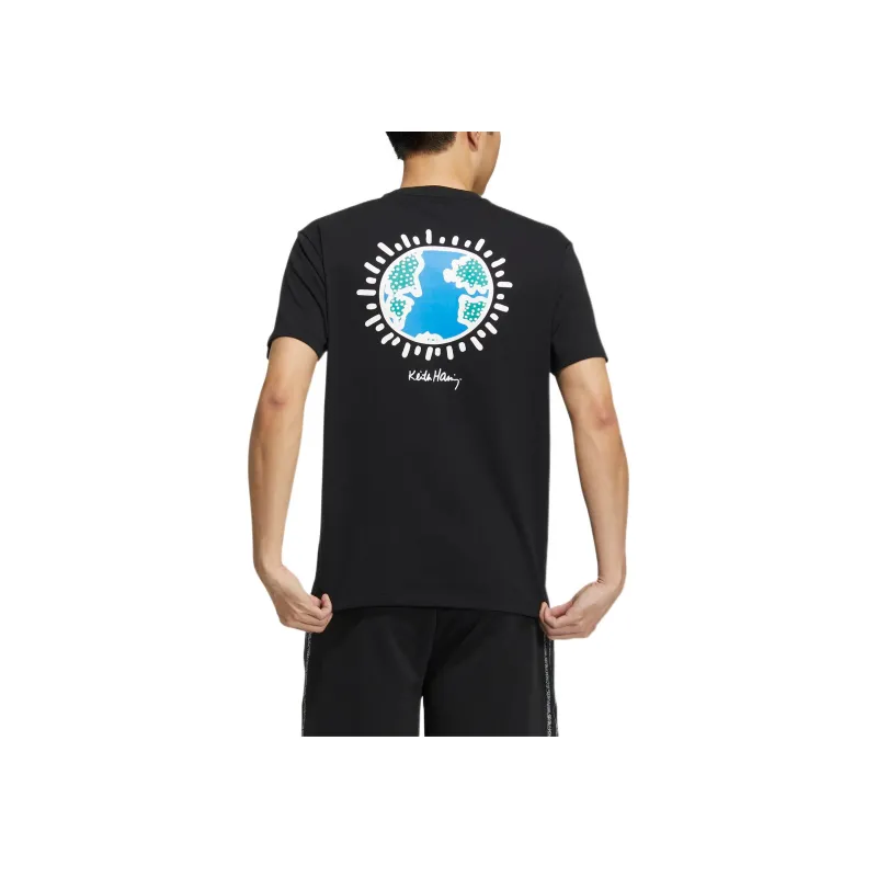 Adidas Neo x ·/Keith Haring T Shirt Men's Black-2