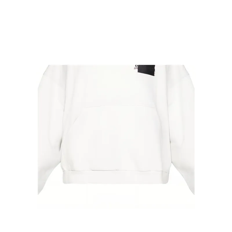 Balenciaga Sweatshirt Loose Fit Style Men's Beige-3