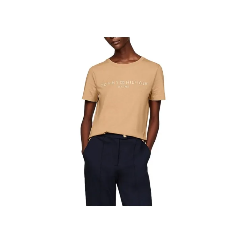 Tommy Hilfiger T Shirt Women's Yellow-3