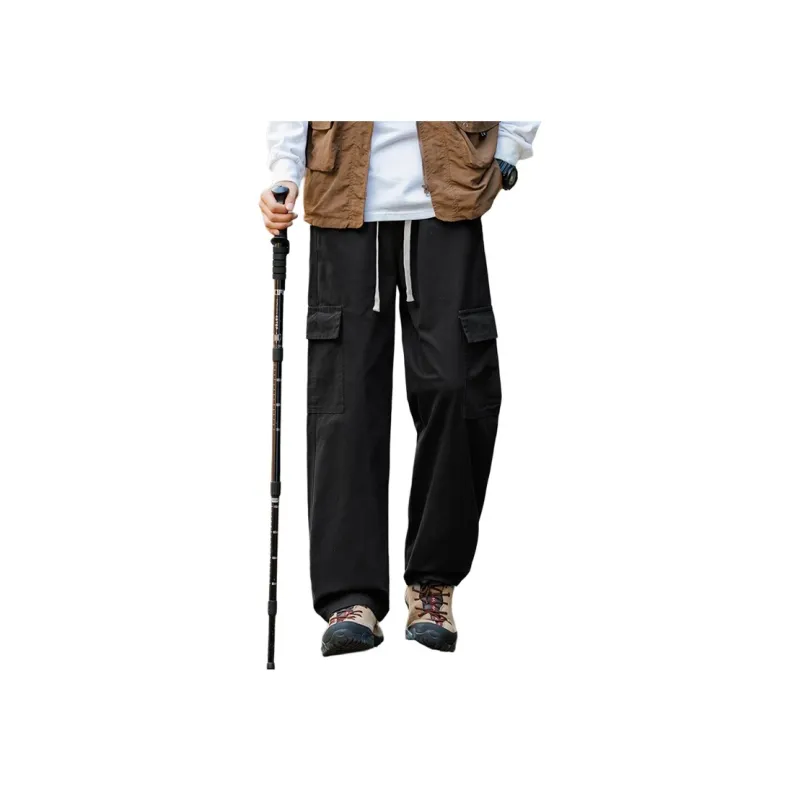 Humanism 1986 Casual Pants Unisex Coffee-2