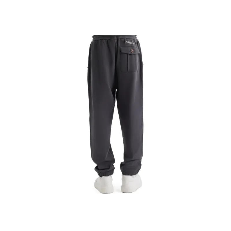 Mitchell Ness Casual Pants Unisex Black-4