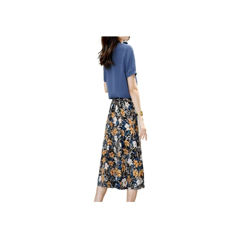 Mapping Skirt Set Women's Multicolor-1