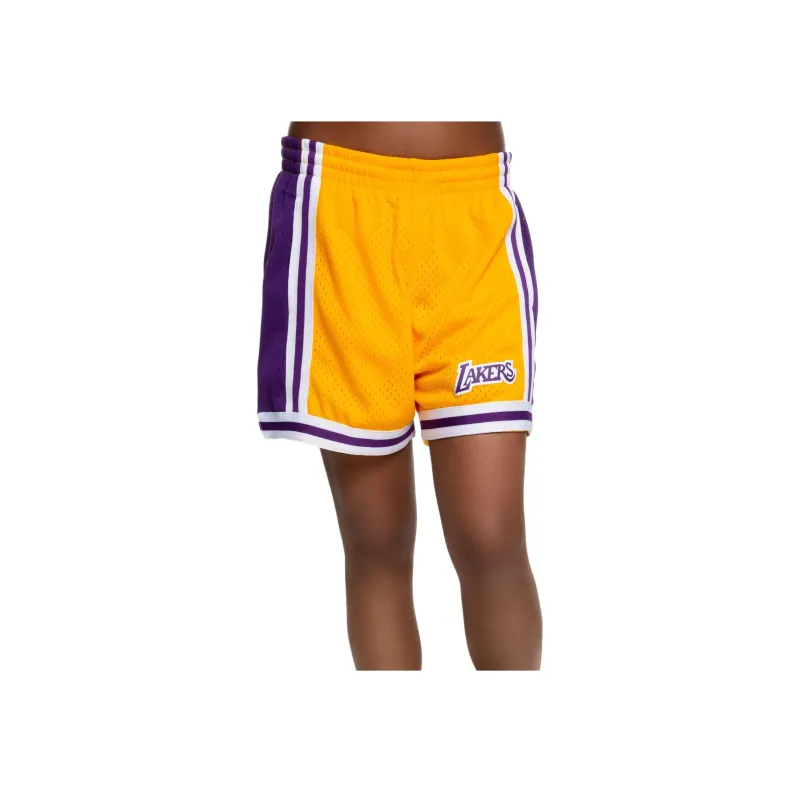 Mitchell & Ness Basketball Shorts Women's Light Yellow-2