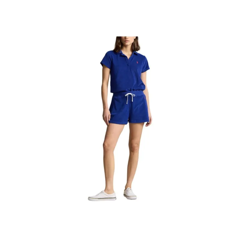 Polo Ralph Lauren Pony Embroidered Drawstring Towelling Shorts-1
